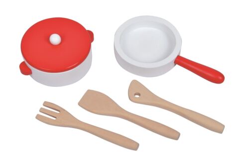 Lelin Wooden Childrens Pretend Play Modern Kitchen Cooking Toy
